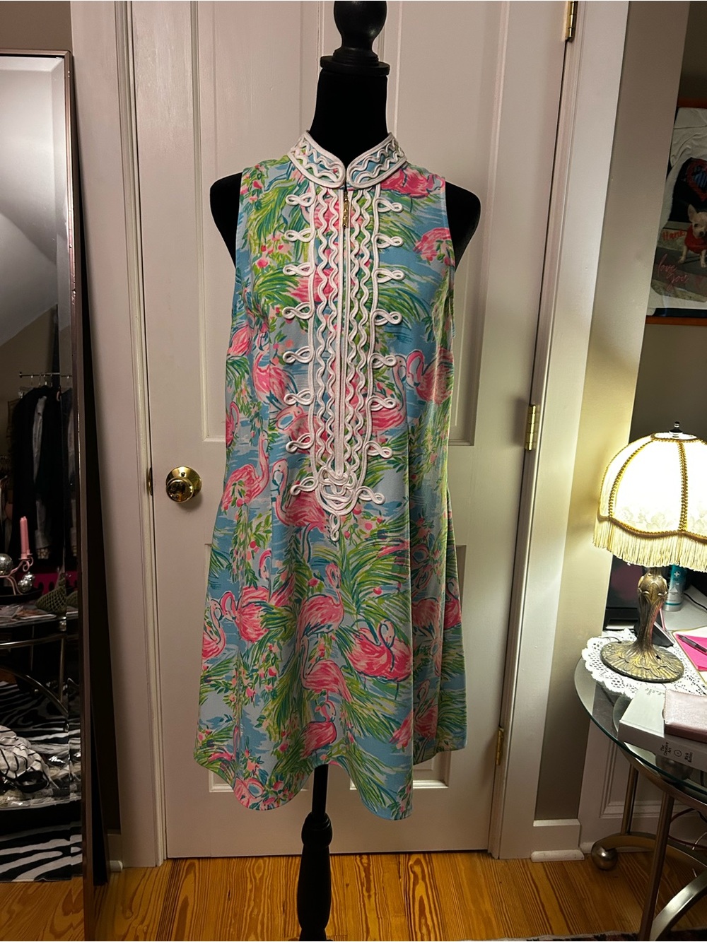 Lilly Pulitzer flamingo dress - vintage